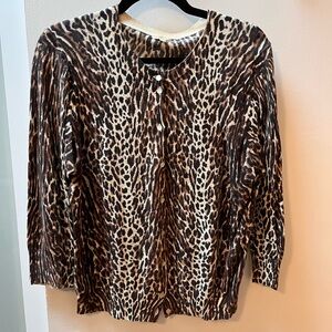 J. Crew Leopard Print Women's Top
